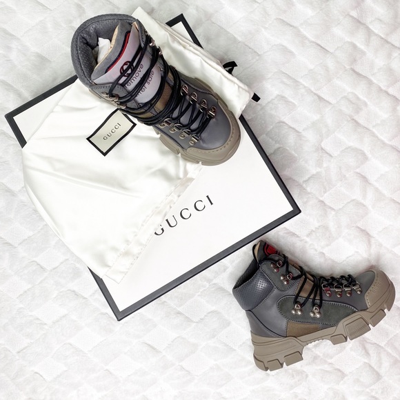 GUCCI Flashtrek high-top Hiking Boot - NEW in box - Picture 2 of 8